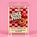 Cider Piece wax melt in warm caramel-tan wax