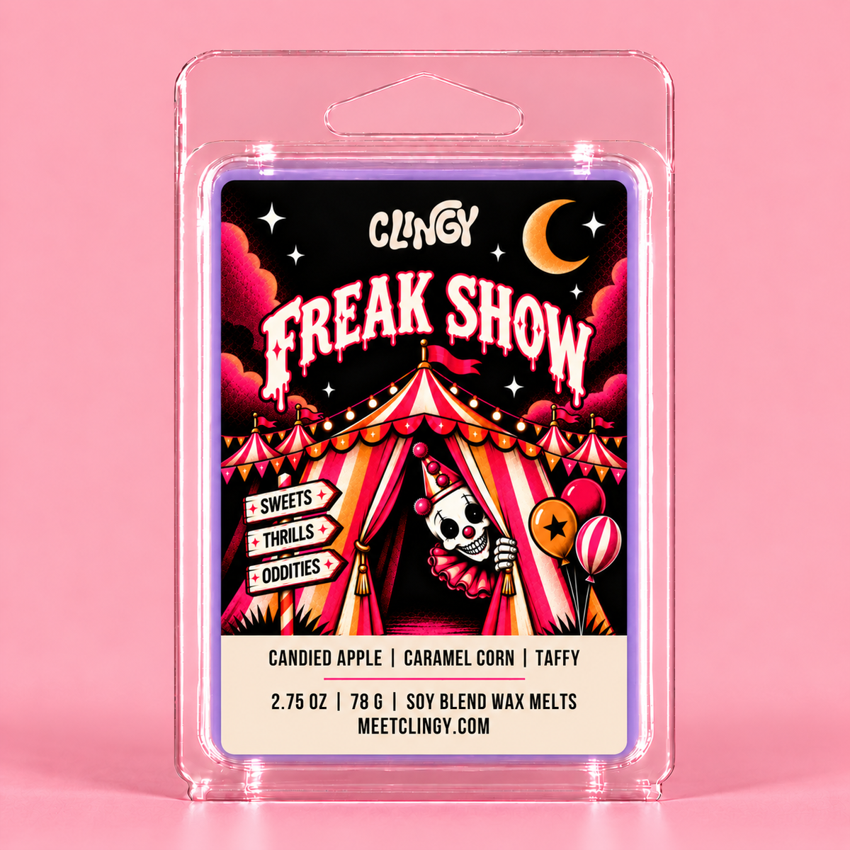 Freak Show lavender wax melt