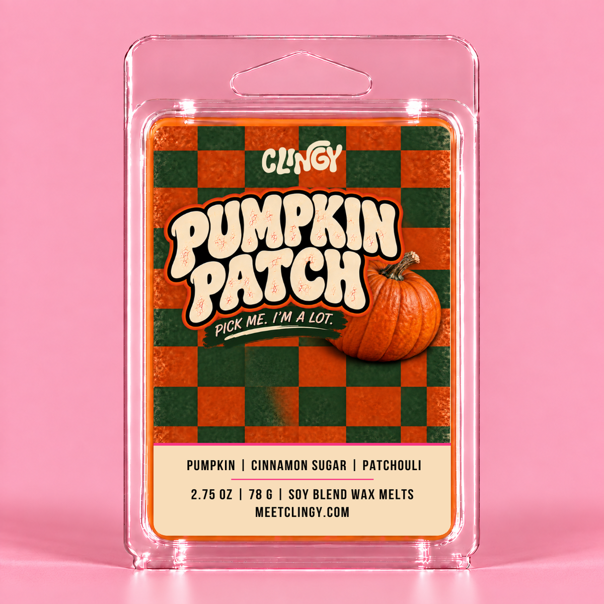 Pumpkin Patch pumpkin cinnamon sugar patchouli wax melt