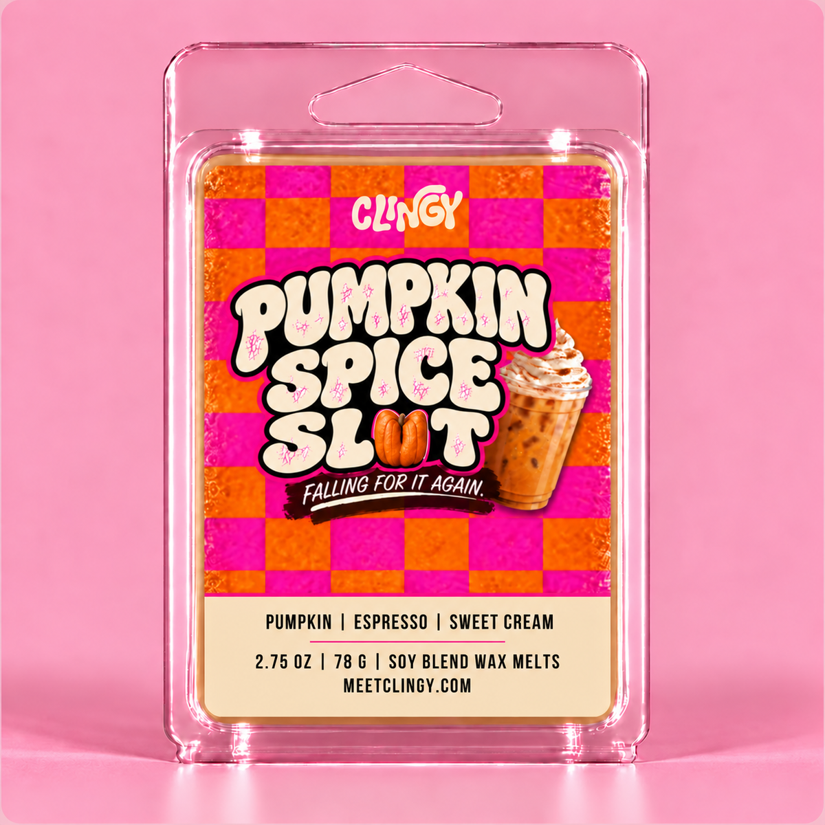 Pumpkin Spice Sl*t pumpkin espresso sweet cream wax melt