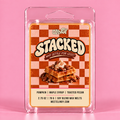 Stacked pumpkin maple syrup toasted pecan wax melt